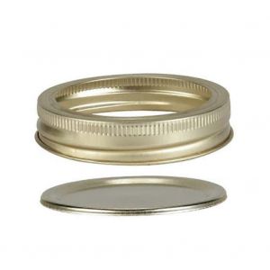 Couvercles Et Anneaux De Bocaux Mason Pour Couvercles De Mise En Conserve &Agrave; Billes,Bouche R&eacute;guli&egrave;re,Couvercles De Type Fendu,R&eacute;utilisables Et S&eacute;curis&eacute;s - Neuf