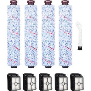 Accessoires Pour Bissell Crosswave 3 En 1,4 Rouleau De Brosse Et 5 Filtres Pour Bissell Crosswave, Rouleau De Brosse Pour Sols Durs Et Filtre Pièces De Rechange/Kits De Remplacemen[SSE7110580] - Neuf