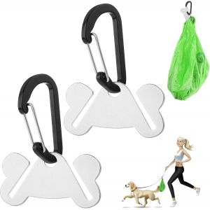 Lot De 2 Sacs À Déjections Canines, Support Mains Libres Pour Sacs À Déjections Canines, Support Pour Sacs À Déjections Canines, S - Neuf