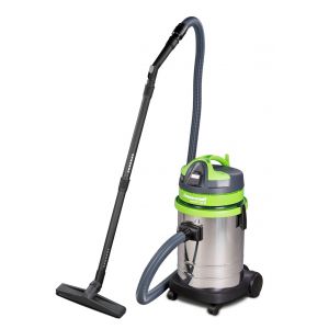 Aspirateur eau et poussière avec démarrage automatique - 33 litres cuve en acier inoxydable - 1 moteur 1 kW 230 V - 72 dB(A) Cleancraft WETCAT 133 IR - Neuf