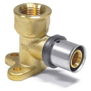 Raccord &agrave; Sertir Coude Mural 26 x 3/4 - Neuf