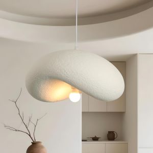 Ulteronixshop-Lustre Moderne En Forme De Nuage, Style Japonais Wabi-Sabi, Suspension Blanche E27, Abat-Jour En Forme De Chapeau, Pour Salle &agrave; Manger, Cuisine, &icirc;Lot De Chambre, 40 Cm - Neuf