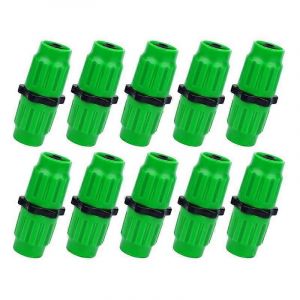 Kit de réparation de tuyau d'arrosage extensible 10PC tuyau à double canal Connecteurs mâles femelles Tuyau de poche pour tuyau d'arrosage 3/4 po 5/8 po - Neuf