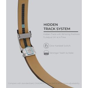 Tzf-Ceinture Homme, Ceinture Homme Cuir Avec Boucle À Cliquet Automatique, Ceinture De 35mm De Large, Avec Boîte Cadeau, Ceintures Homme Ajustable Et Découpée - Neuf