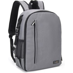 Sac &Agrave; Dos Pour Appareil Photo Imperm&eacute;able Sac &Agrave; Dos Pour Appareil Photo Professionnel Pour Dslr/Slr, Compatible Avec Les Appareils Photo Sony Canon Nikon Et Les Accessoires (2.0 Gris, S)[Z261] - Neuf