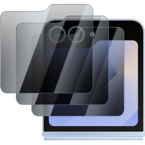 Lot De 3 Films De Protection D'&eacute;cran En Verre Tremp&eacute; Pour Samsung Galaxy Z Flip 6 - Anti-Rayures - Duret&eacute; 9h - Neuf