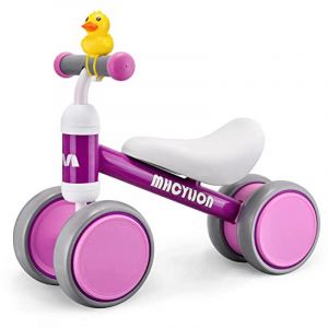 Mhcylion - Draisienne V&eacute;lo Pour B&eacute;b&eacute; Sans P&eacute;dales 10-24 Mois - Violet - Neuf
