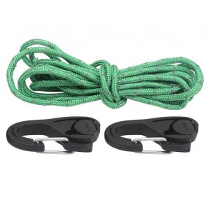 Lot De 2 Tendeurs De Corde, Mousqueton A Cliquet, Attache Pour Tente De Camping - Neuf