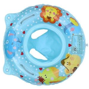 Bouée gonflable en PVC pour bébé de 6 à 36 mois, motif animal mignon, avec poignées et trous pour les jambes. - Neuf