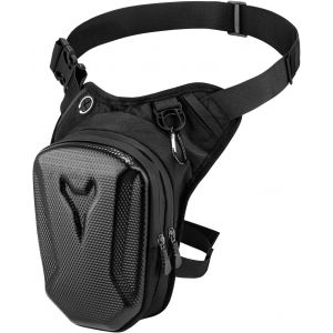 ERYI-Sac De Jambe De Moto Pour Homme Et Femme, Étanche, Sac De Hanche Tactique, Sac De Cuisse Pour La Course, Les Voyages, Le Cyclisme, La Moto, Le Camping, La Pêche, Noir - Neuf