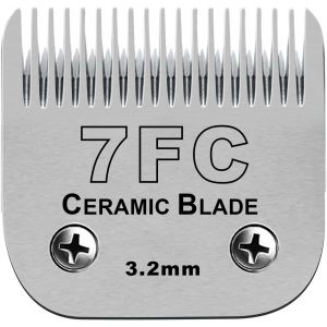 Jgd-Lames Amovibles En C&eacute;ramique Pour Tondeuse Pour Chien De Compagnie, Compatibles Avec Les Tondeuses Moser 45-50/Heiniger/Andis, Oster A5, Wahl Km Series, Taille 7fc 1/8"" (3,2 Mm) Longueur De Coupe - Neuf