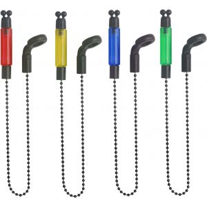 Carp Fishing Reels 4 Pack Lightweight Fishing Reels Bite Indicator And Alarm Portable For Night Fishing Multiple Positions Rod - Neuf