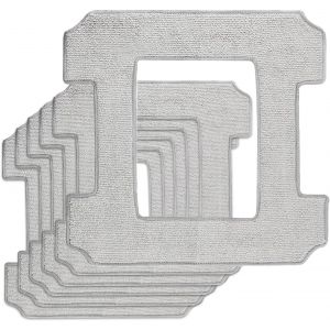 TIANYI-6 Pcs Tampons de Rechange pour Ecovacs Winbot W1 / W1 Pro W2 / W2 Omni Lingette de Nettoyage Vitre, Lingettes de Rechange Robot Lave Vitre en Microfibre pour Ecovacs Accessoire - Neuf