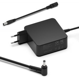 Chargeur 65W Compatible avec ASUS X551, X552, X551M, X550, X555, X555L, X751, X751L, X751M, VivoBook Q301, Q400, S400CA, S550CA, ZenBook UX32A, UX305, UX305LA Adaptateur 5.5 * 2.5mm 1 - Neuf