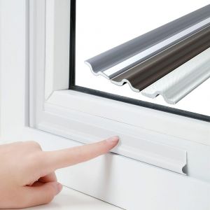 118inch Blanc Bourlet Porte Entrée Froide,Isolation Thermique Bourlet Fenêtres Coulissantes,Joint Fenêtre Isolation Auto-Adhésif,Bandes D'étanchéité Pour Fenêtres - Neuf