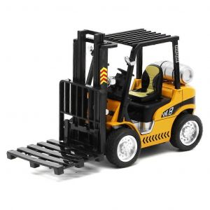 Children's Alloy Forklift Toy Car Simulation Alloy Engineering Vehicle Model Forklift Toy 1:24 Forklift Car Model - Neuf