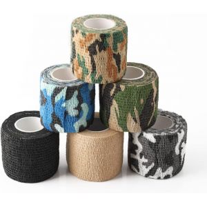 4 Roll Grip Tape Et 200pcs Sacs De Stylo Jetable, 204pcs Kits &Eacute;conomiques Inclus Self Adherent Elastic Bandage Et Sacs De Stylo Jetable Convient Aux D&eacute;butants - Neuf