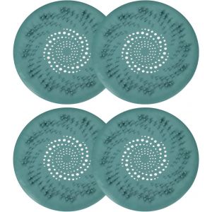 SJZG-Lot De 2 Bouchons De Vidange Ronds De 15 Cm Avec Ventouse Pour Cuisine, Salle De Bain, Balcon - Vert - Neuf