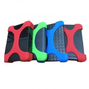 Housse de protection pour disque dur, étui en caoutchouc de silicone pour passeport seagate WD de 2.5 pouces, disque dur Toshiba-2 Pcs Noir - Neuf