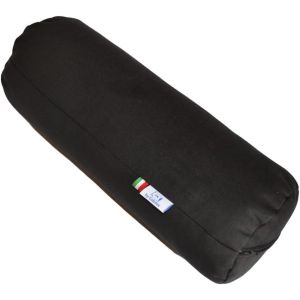 Kalanka-Coussin Cylindrique Cervical Rouleau Pour Cou Dos Et Jambes 40 X 15 Cm Made In Italy Avec Revtement En Tissu Hydrofuge Et Anti-Taches Noir - Neuf