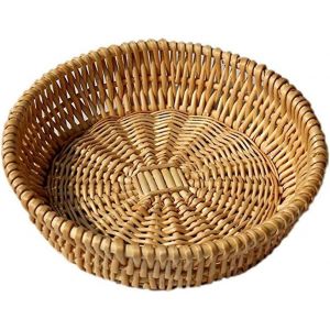 Panier À Pain En Osier Petit Panier À Nouilles Panier En Osier Panier Panier En Osier Tissé À La Main Bol Eau Panier À Fruits Panier De Service Panier Rond En Osier Panier - Neuf