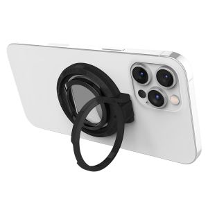 Anneau MagSafe pour iPhone avec Support Escamotable et Ouvre-Bouteille STM Noir - Neuf