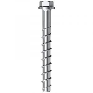 Lot de 4 vis b&eacute;ton Wurth &Oslash;10 &times; 100 mm &iquest; Fixation profil garde-corps verre &iquest; pour 1 m - Neuf