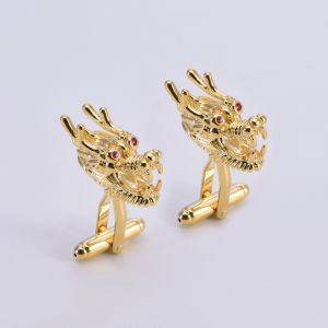 Dragon Boutons De Manchette Pour Les Hommes, Nordique Viking Dragon Boutons De Manchette, Celtique Dragon Totem Émail Boutons De Manchette, Dragon Smoking Chemise Boutons De Manchette - Neuf