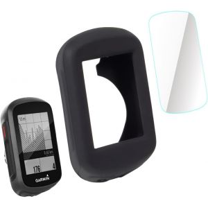 Kal-Cnc Coque De Protection En Silicone Pour Garmin Edge 530 830 130 1030 Film Protecteur D'écran En Verre Trempé Pour Garmin Edge 530 830 130 1030 Film Anti-Rayures Haute Définition Couverture Compl - Neuf