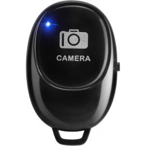 Télécommande d'obturateur d'appareil photo sans fil avec technologie Bluetooth,compatible pour iPhone Android - Neuf
