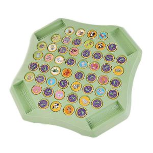 Jeu D'échecs Memory Reversi Pour Enfants, 2 À 4 Joueurs, Jeu D'échecs À Retournement De Fruits Et D'animaux, Jeu D'association Focus-Animal - Neuf