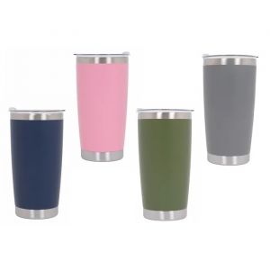 Family Pack 4x Thermos Tasse Isotherme Acier Inoxydable Ss304 Double Paroi 590ml - Neuf