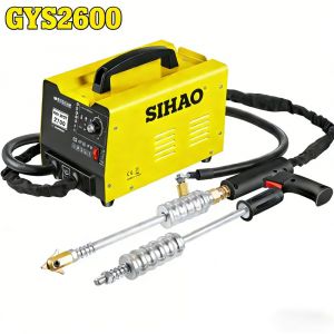 Machine de r&eacute;paration de bosses de voiture - SIHAO - Machine &agrave; souder par points pour panneaux de carrosserie GYSpot 2600 - Jaune, machine &agrave; souder par points 3500A, machine &agrave; souder - Garantie 1 an - Neuf