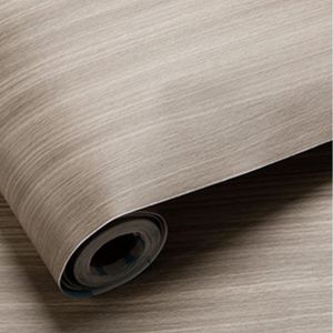 Papier peint autocollant imitation bois pour placards, tiroirs et &eacute;tag&egrave;res - Imperm&eacute;able et amovible - Neuf