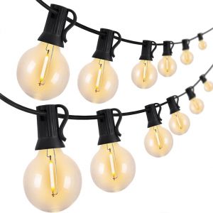 Guirlande Lumineuse Solaire &Eacute;tanche &Agrave; 10 Ampoules, 7 M, Avec Crochets Pour Une Installation Facile. Id&eacute;ale Pour L'ext&eacute;rieur. - Neuf