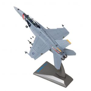 avion de chasse F18 moul&eacute; sous pression, mod&egrave;le 1:100, jouet, cadeau de Collection - Neuf