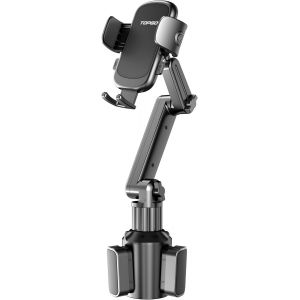 Checarzhn--No1-Support De Téléphone De Voiture Pro Ver [Hauteur Réglable Et Sans Secousse] Support De Téléphone Pour Voiture Compatible Avec Iphone 16 Pro Et Autres Smartphones ¿ Noir - Neuf