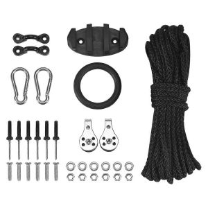 Système De Kit De Voiture D'ancre De Canoë De Kayak Robuste Gonflable Avec Accessoires - Neuf
