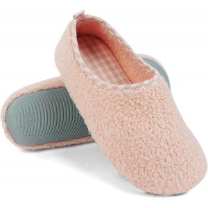 KALANKA-Pantoufles en mousse à mémoire, Pantoufle Femme, Confortable Chaussons Chaussons Maison en Peluche Chaude Doublure Chaussures Antidérapantes Légères et respirantes pour Intérieur et Extérieur - Neuf