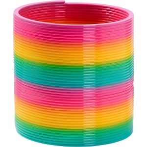 KALANKA-Géant Jouet à Ressort Arc-en-Ciel pour Enfants - XXL 15cm - Ressort Magique - Cadeau Anniversaire & de Noël pour Enfants, Garçons & Filles - Neuf