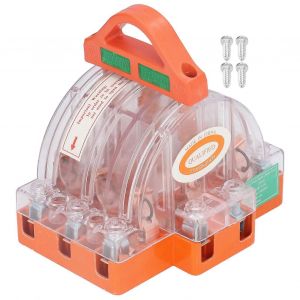Interrupteur à couteau à 3 pôles anti-choc électrique Bon contact 63A AC380V Interrupteur à couteau de sécurité avec indicateur LED pour générateur - Neuf