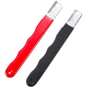 2 pcs Affûteur De Ciseaux Outil De Coupe De Cuisine Affûteur Multi Outil De Jardin Affûteur De Lame Outil D'affûtage De Ciseaux Pour Élagueurs De Jardin - Neuf