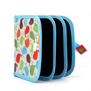 Livre de dessin r&eacute;utilisable de 14 pages Portable Effa&ccedil;able Jouet Doodle Book avec 12 stylos aquarelle pour enfants - Neuf