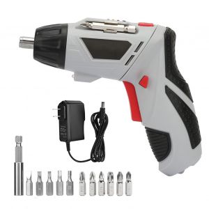 Tournevis electrique sans fil 4,8 V et embouts de tournevis, perceuse a main rechargeable (prise americaine 100 a 240 V) - Neuf