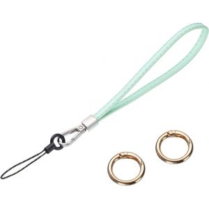 KAL-Dragonne En Cuir Lisse Pour Emp&ecirc;cher Les Chutes De Poignet Pour Embrayage, T&eacute;l&eacute;phone Portable, Porte-Cl&eacute;s, Portefeuille, Sac &Agrave; Main - Neuf