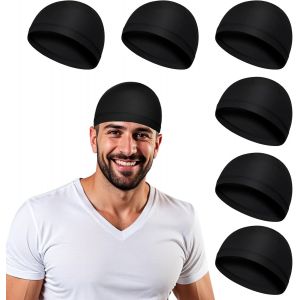 Maas-6 Pi&egrave;ces Bonnets De Cyclisme Respirants Pour Homme Bonnets De Nuit L&eacute;gers Casquettes De Course Absorbant La Transpiration Pour Course &Agrave; Pied Fitness Yoga Cyclisme T&ecirc;te De Mort - Neuf