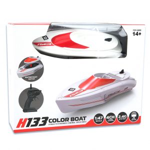 Bateau Electrique Telecommande A Grande Vitesse H133 1/47 2,4 G, Jouet D'exterieur Pour Enfants - Neuf
