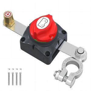 Sectionneur De Batterie 12v-48v Poteau Supérieur Marin Étanche - Neuf