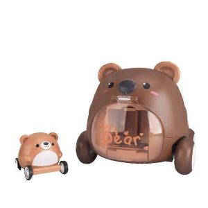 Cartoon mini catapult car popular toy for children-chien - Neuf