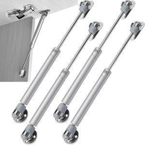 V&eacute;rin &agrave; Gaz,4 pi&egrave;ces Amortisseurs &agrave; Gaz,100 NHR&eacute;sort Hydraulique,convient pour portes d'armoires,portes en bois,portes &agrave; lattes en bois,armoires,coffres &agrave; jouets (4 pcs) - Neuf